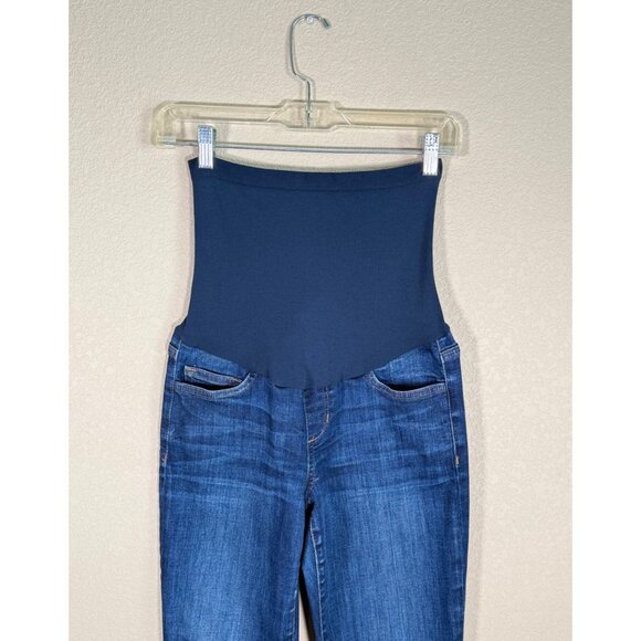 Joe's Maternity Jeans The Icon Mid Rise Stretch Skinny Ankle Dark wash - Picture 4 of 9